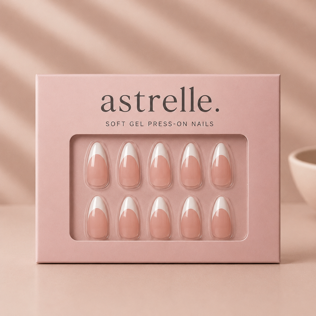 The One classic French tip soft gel press-on nails by astrelle
