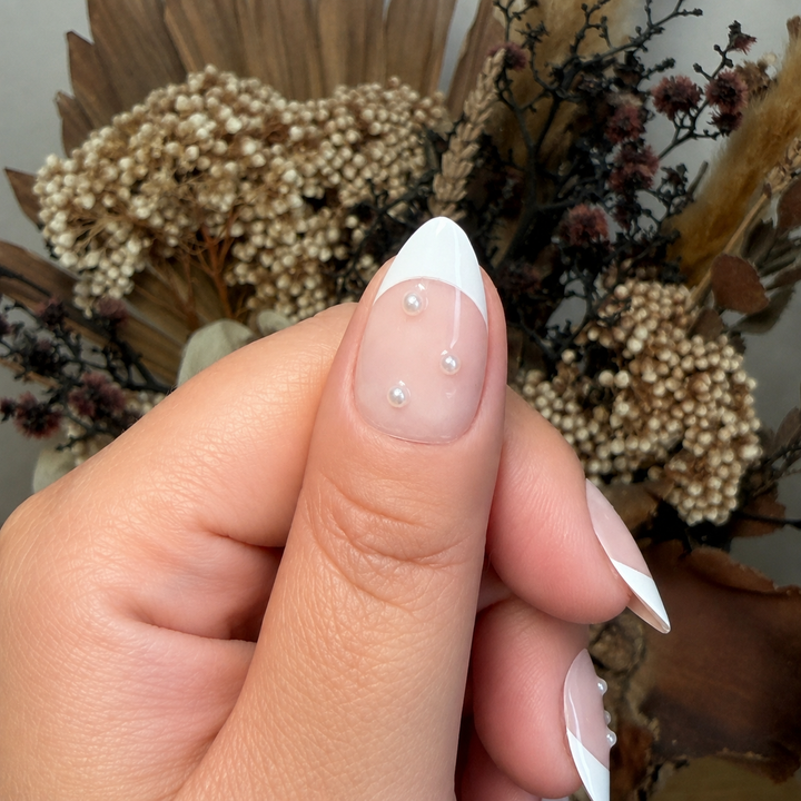 French Muse French tip soft gel press-on nails by astrelle