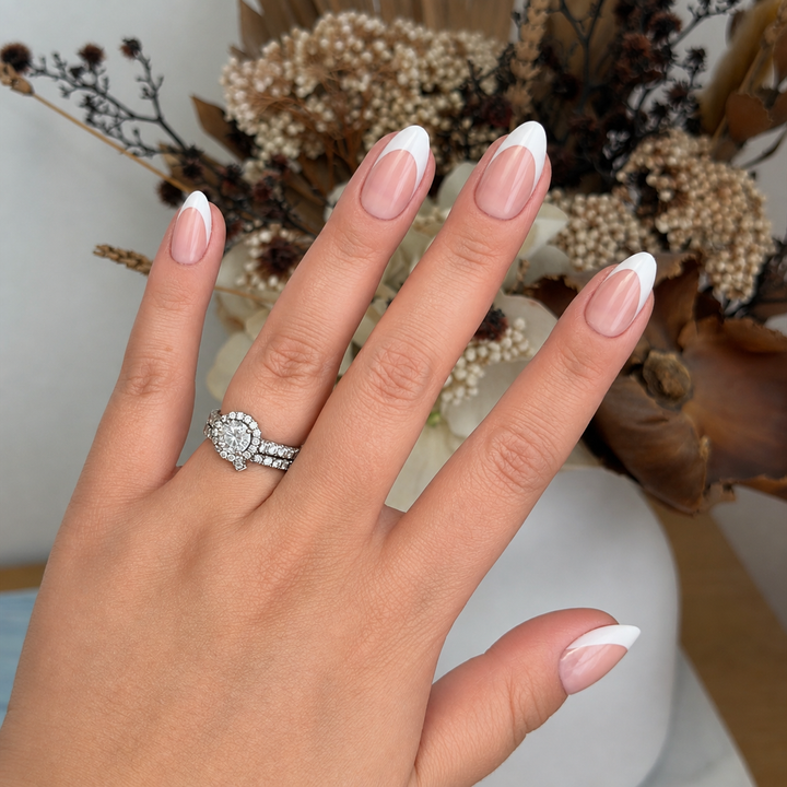 The One classic French tip soft gel press-on nails by astrelle