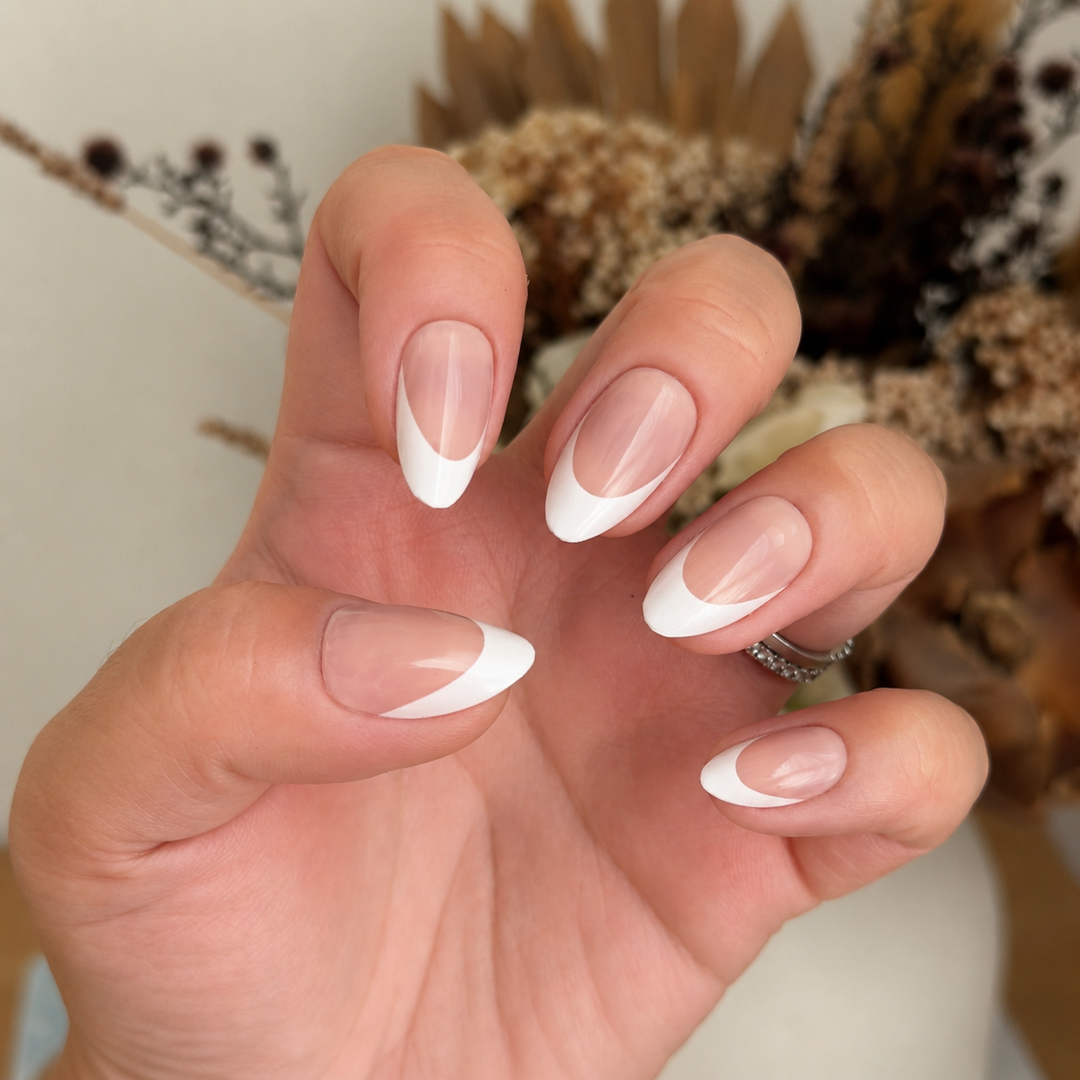 The One classic French tip soft gel press-on nails by astrelle